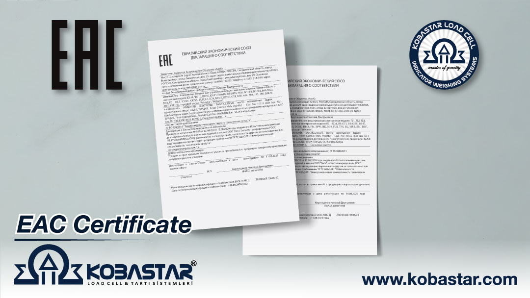 Kobastar EAC Certificate