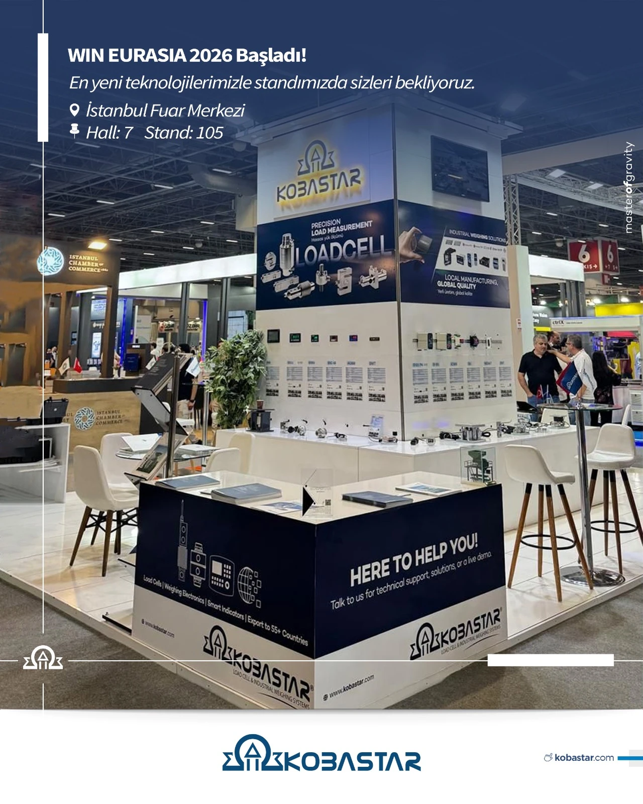 We showcased our innovative weighing systems at the WIN EURASIA 2026 Fair